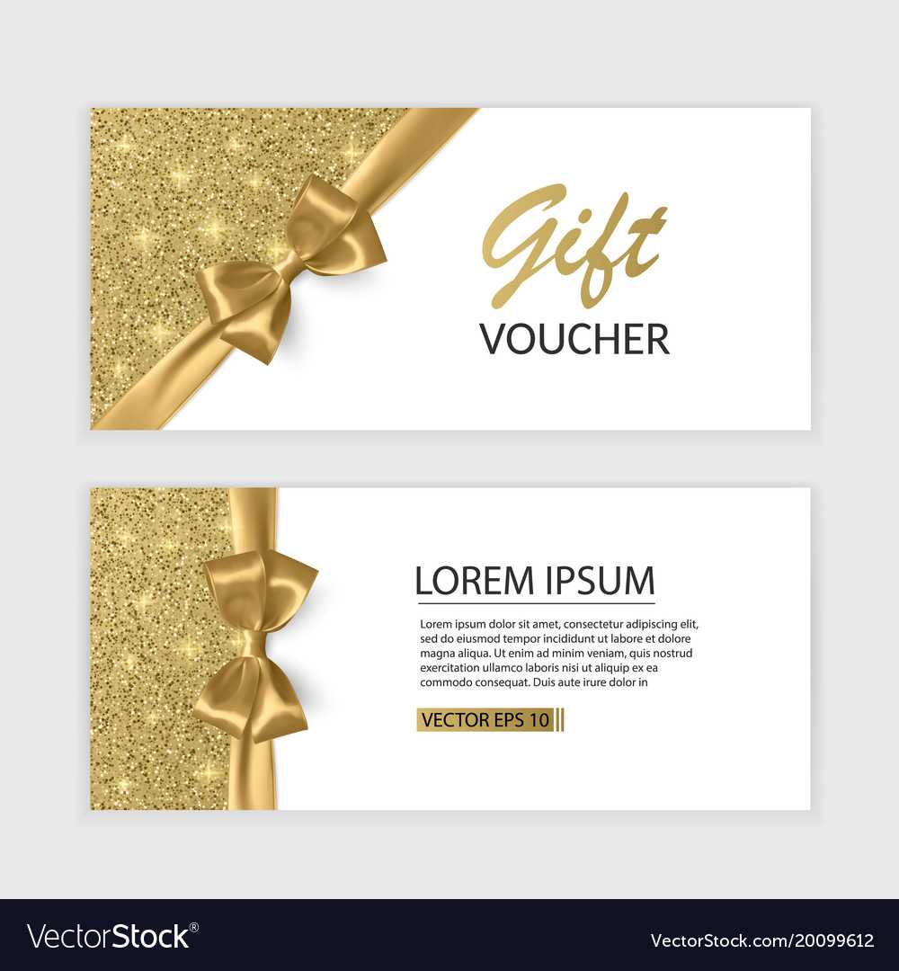 Set Of Gift Voucher Card Template Advertising Or With Regard To Advertising Card Template