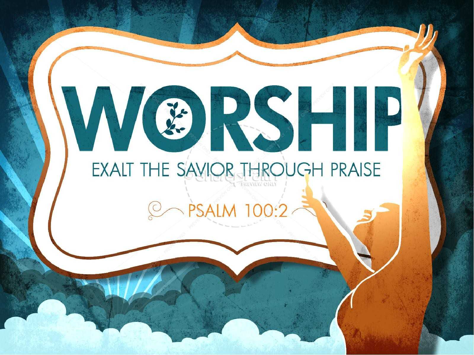 Sharefaith: Church Websites, Church Graphics, Sunday School For Praise And Worship Powerpoint Templates