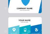 Shield Business Card Design Template, Visiting For Your inside Shield Id Card Template