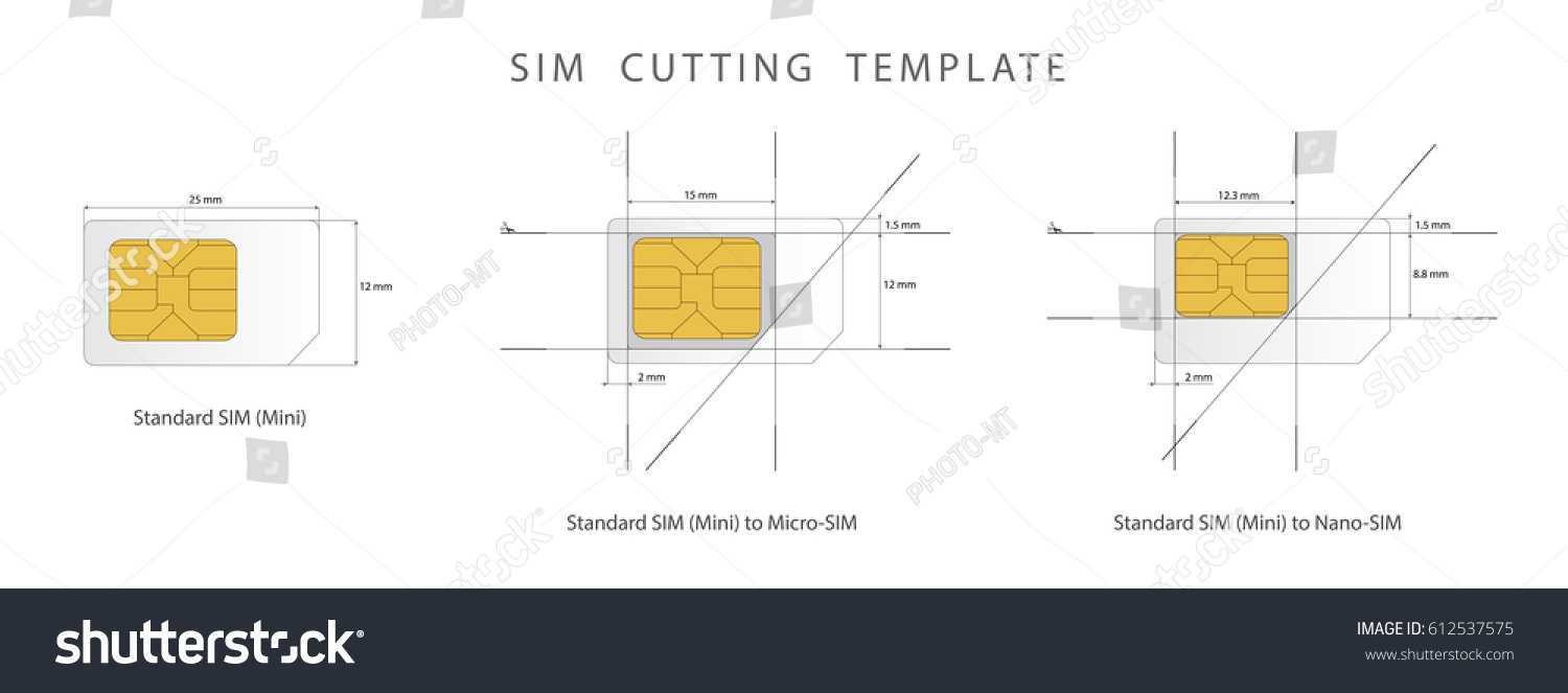Sim Card Cutting Template Standard Micro | Business/finance Pertaining To Sim Card Cutter Template