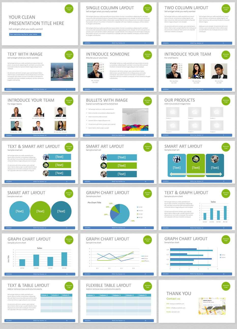 Simple Powerpoint Template With Clean And Elegant Easy To Intended For Powerpoint 2007 Template Free Download