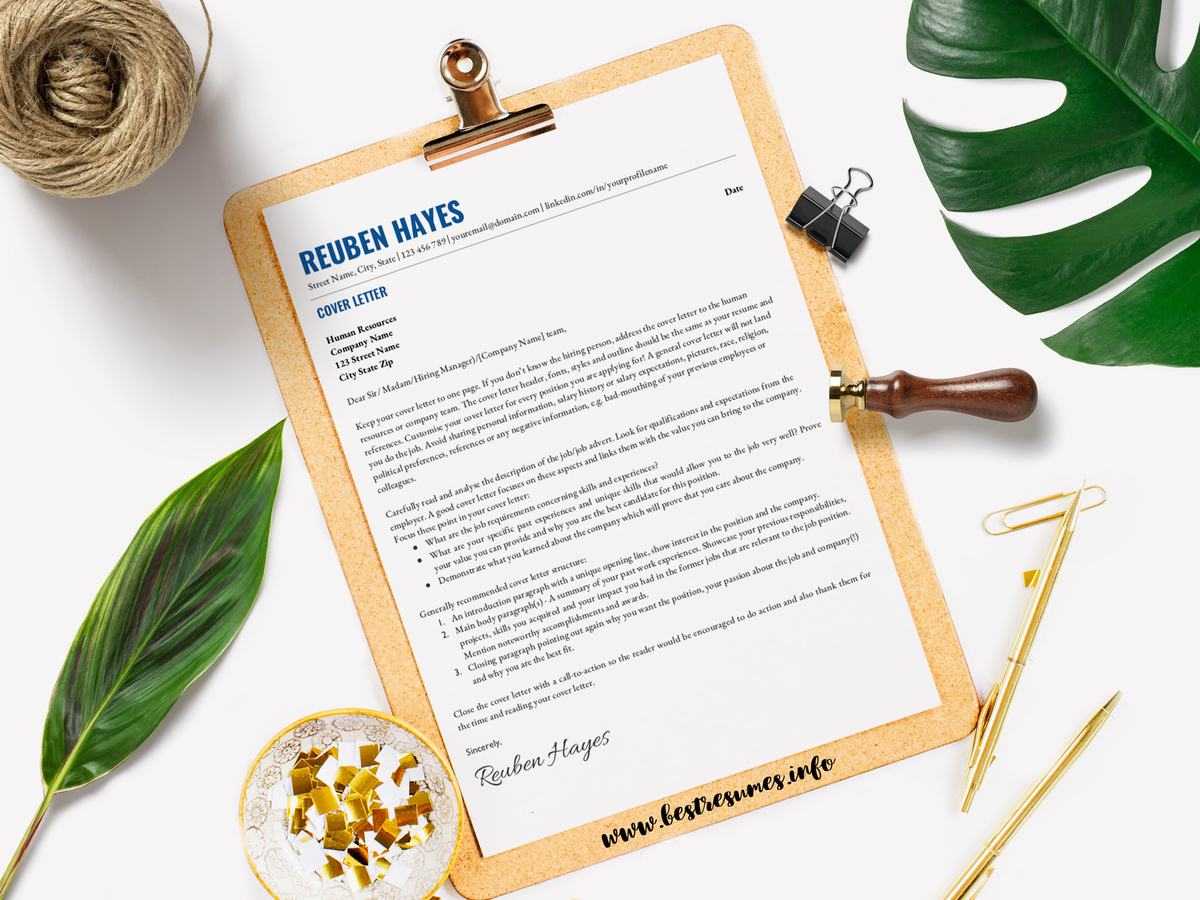 Simple Resume Template Reuben Hayes – Bestresumes Intended For Hayes Certificate Templates