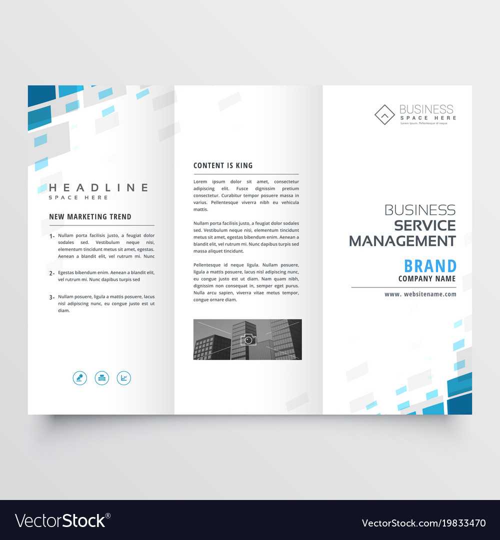 Simple Trifold Business Brochure Template Design In Free Tri Fold Business Brochure Templates