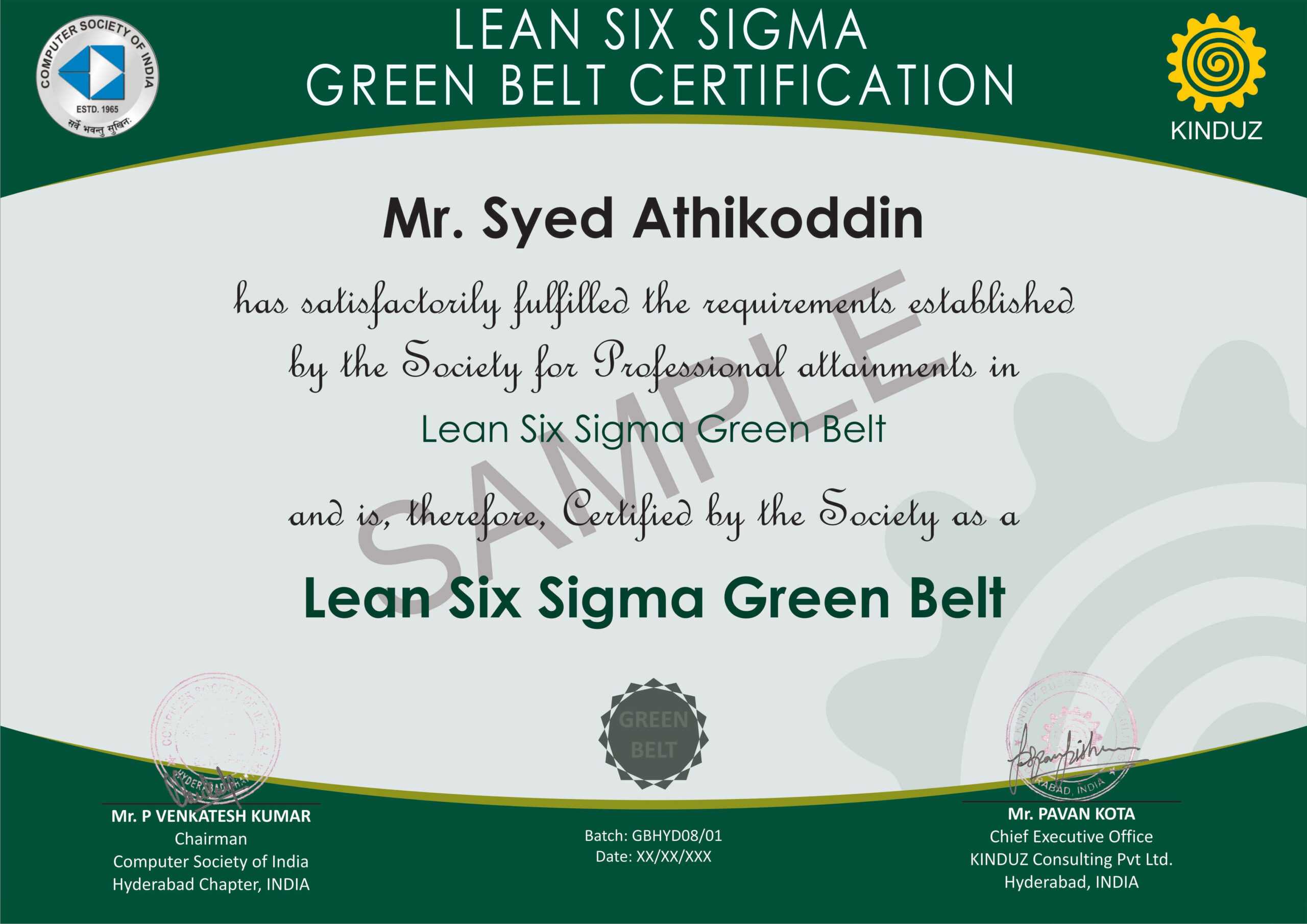Six Sigma Black Belt Certificate Template Free Design Green Inside Green Belt Certificate Template