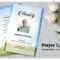 Sky And Grass Funeral Prayer Card Template With Memorial Card Template Word