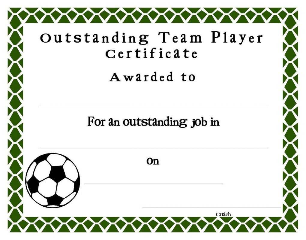 Soccer Award Certificates Template | Kiddo Shelter | Free .. Inside Soccer Award Certificate Template
