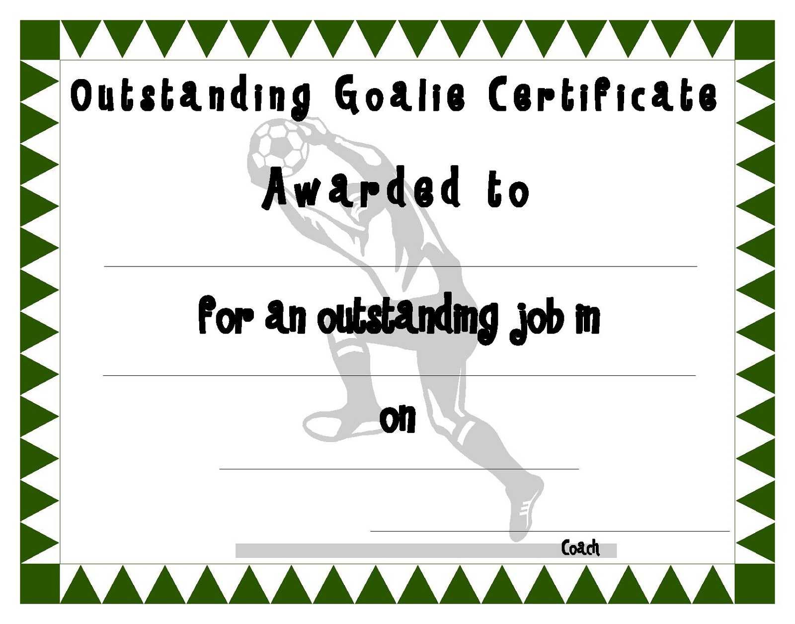 Soccer Certificate Templates | Activity Shelter Within Soccer Certificate Template Free