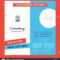 Social Media User Profile Company Brochure Template. Vector With Regard To Social Media Brochure Template