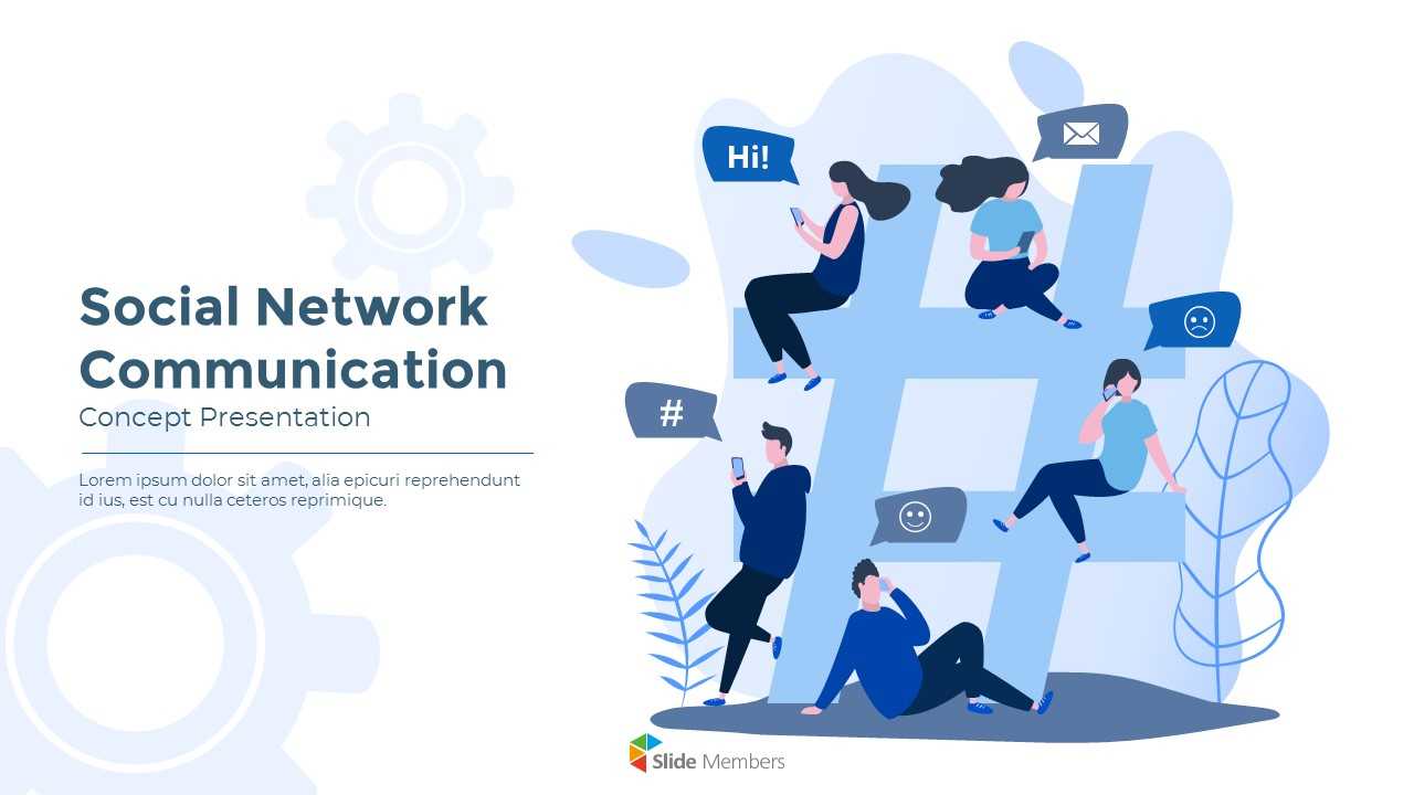 Social Network Communication Modern Ppt Templates With Powerpoint Templates For Communication Presentation