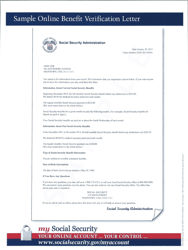 Social Security Award Letter Sample Pdf – Fill Online Pertaining To Social Security Card Template Pdf