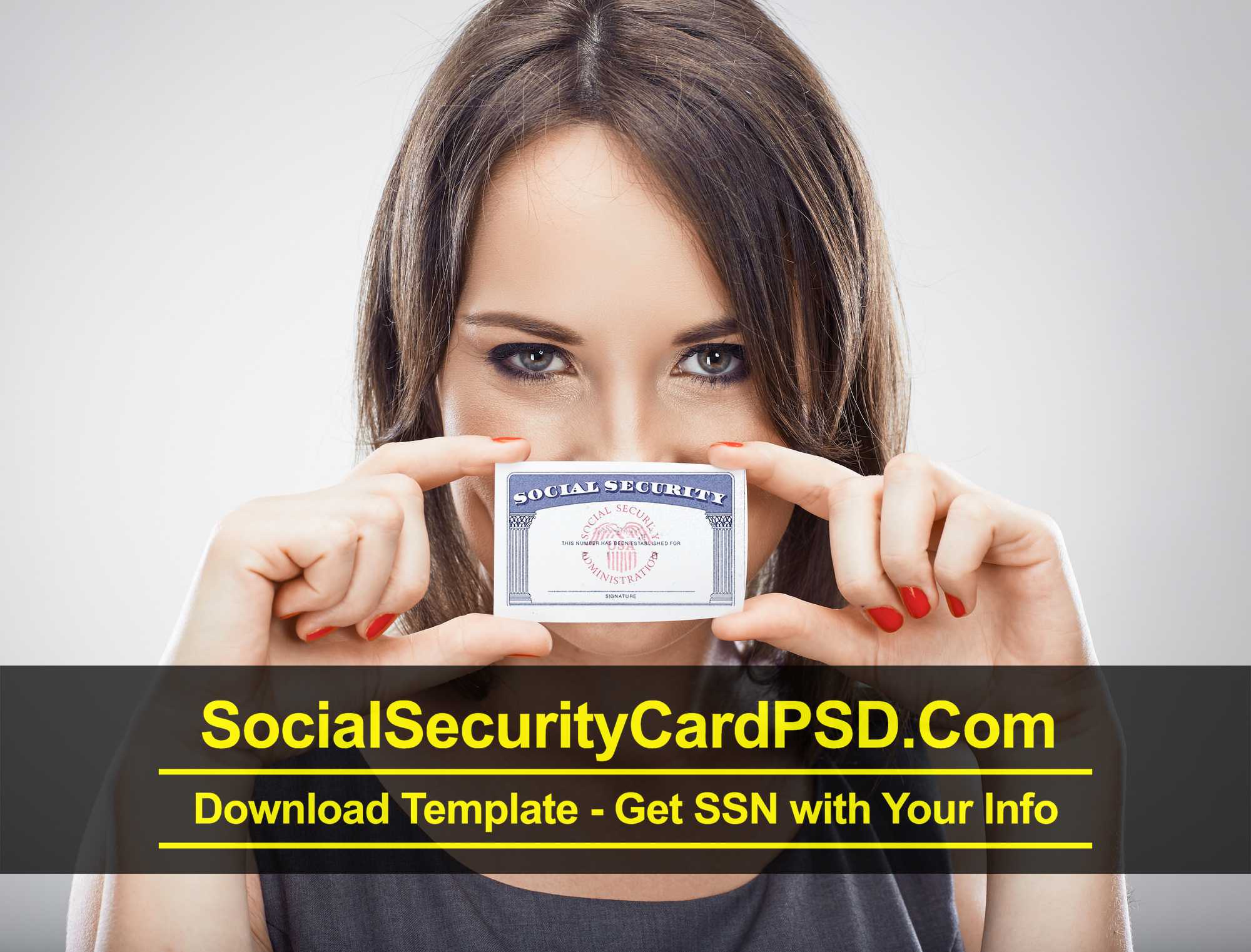 Social Security Card Psd Template Collection 2020 For Social Security Card Template Photoshop