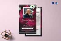 Special Funeral Prayer Card Template regarding Prayer Card Template For Word