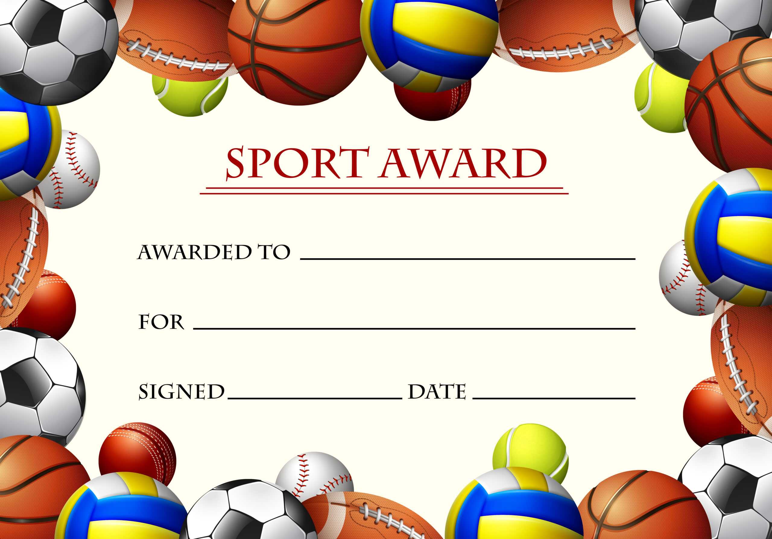 Sports Certificate Template Free Vector Art – (72 Free Within Sports Day Certificate Templates Free