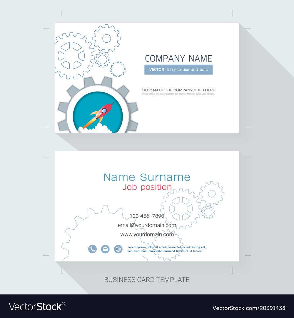 Startup Business Card Or Name Card Template Regarding Table Name Card Template