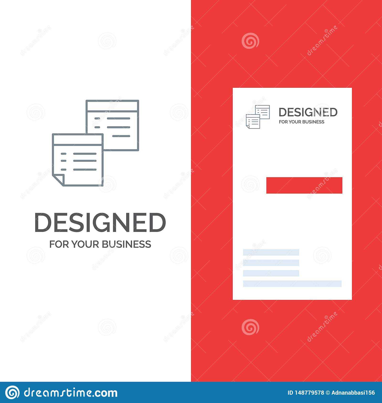 Sticky, Files, Note, Notes, Office, Pages, Paper Grey Logo Pertaining To Pages Business Card Template