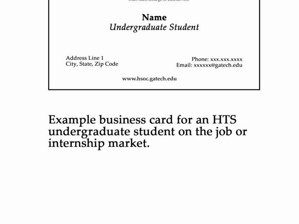 Student Business Card Template – Beyti.refinedtraveler.co Intended For Graduate Student Business Cards Template