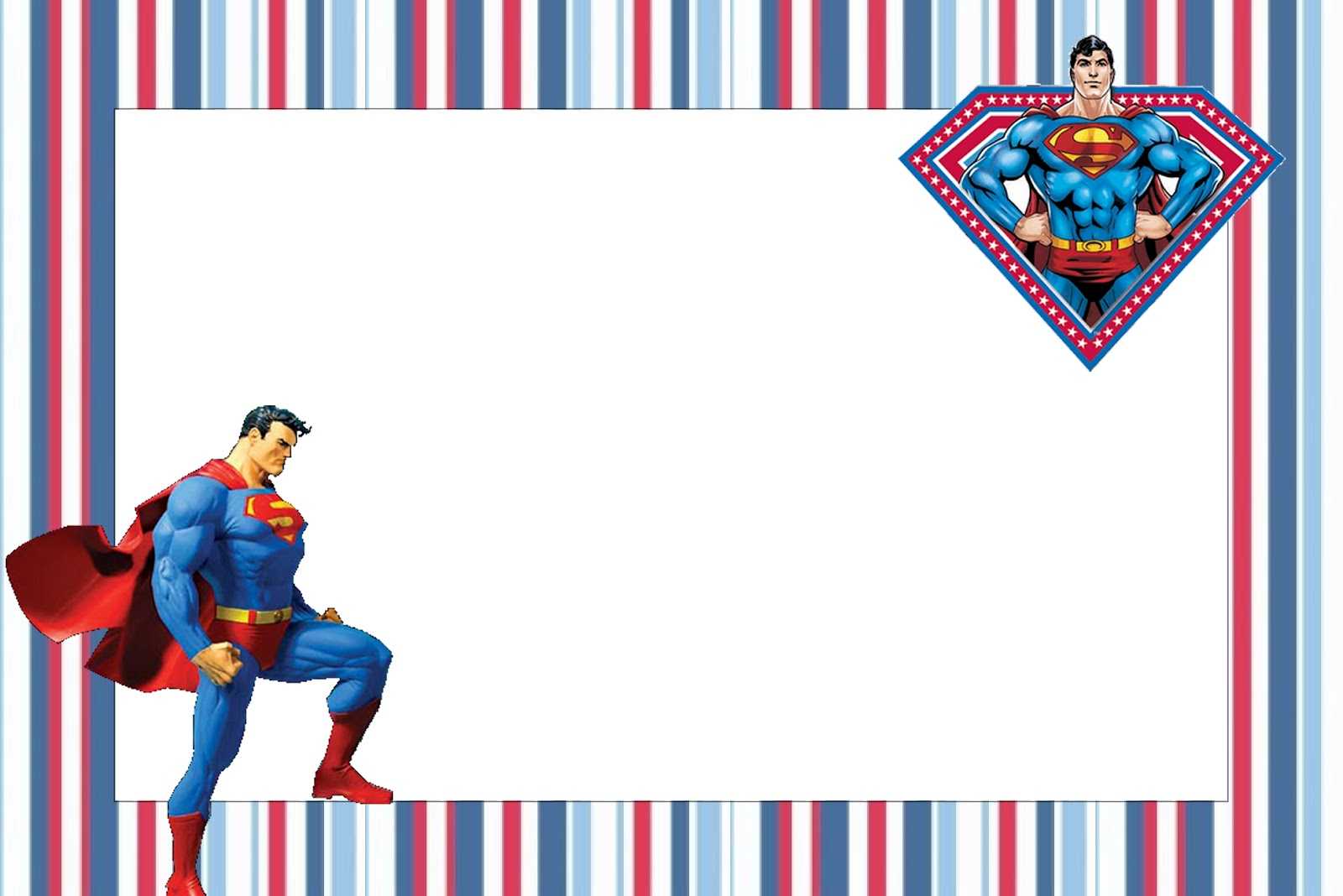 Superman Free Printable Invitations. - Oh My Fiesta! In English Throughout Superman Birthday Card Template