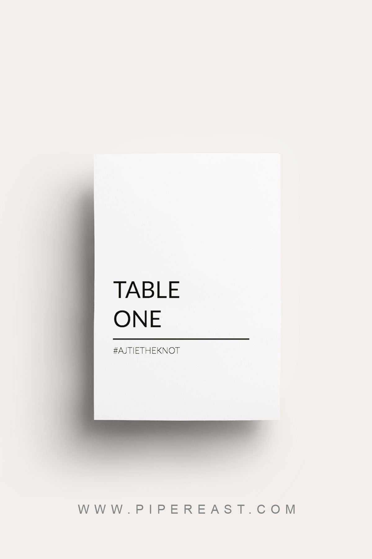 Table Number Cards | Modern Wedding | Classic Sign Template | Instant  Download [C009] Intended For Table Number Cards Template
