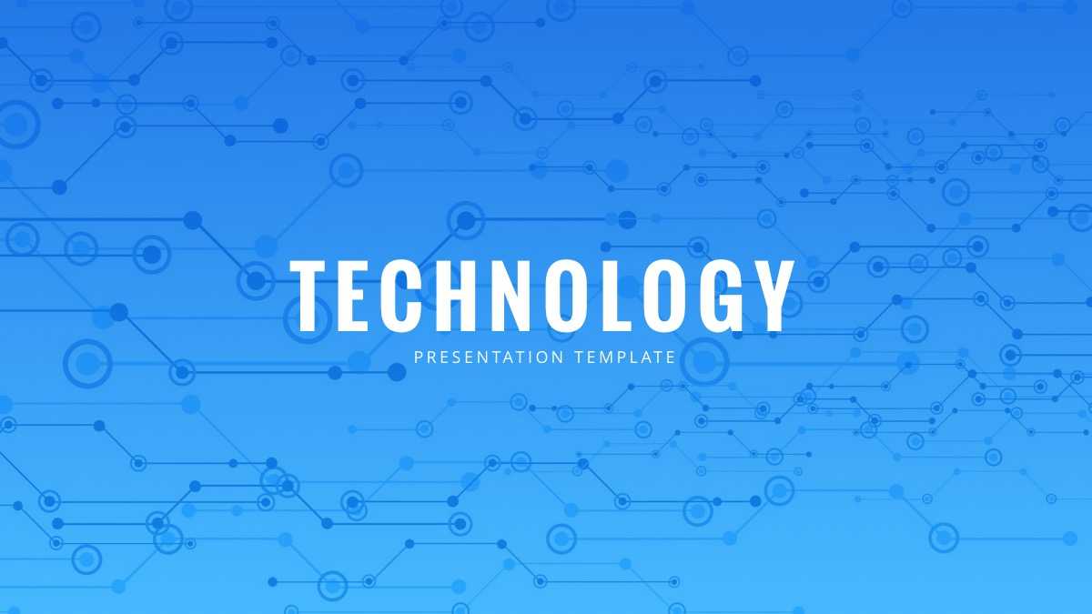 Technology Powerpoint Template – Free Powerpoint Presentation Intended For High Tech Powerpoint Template