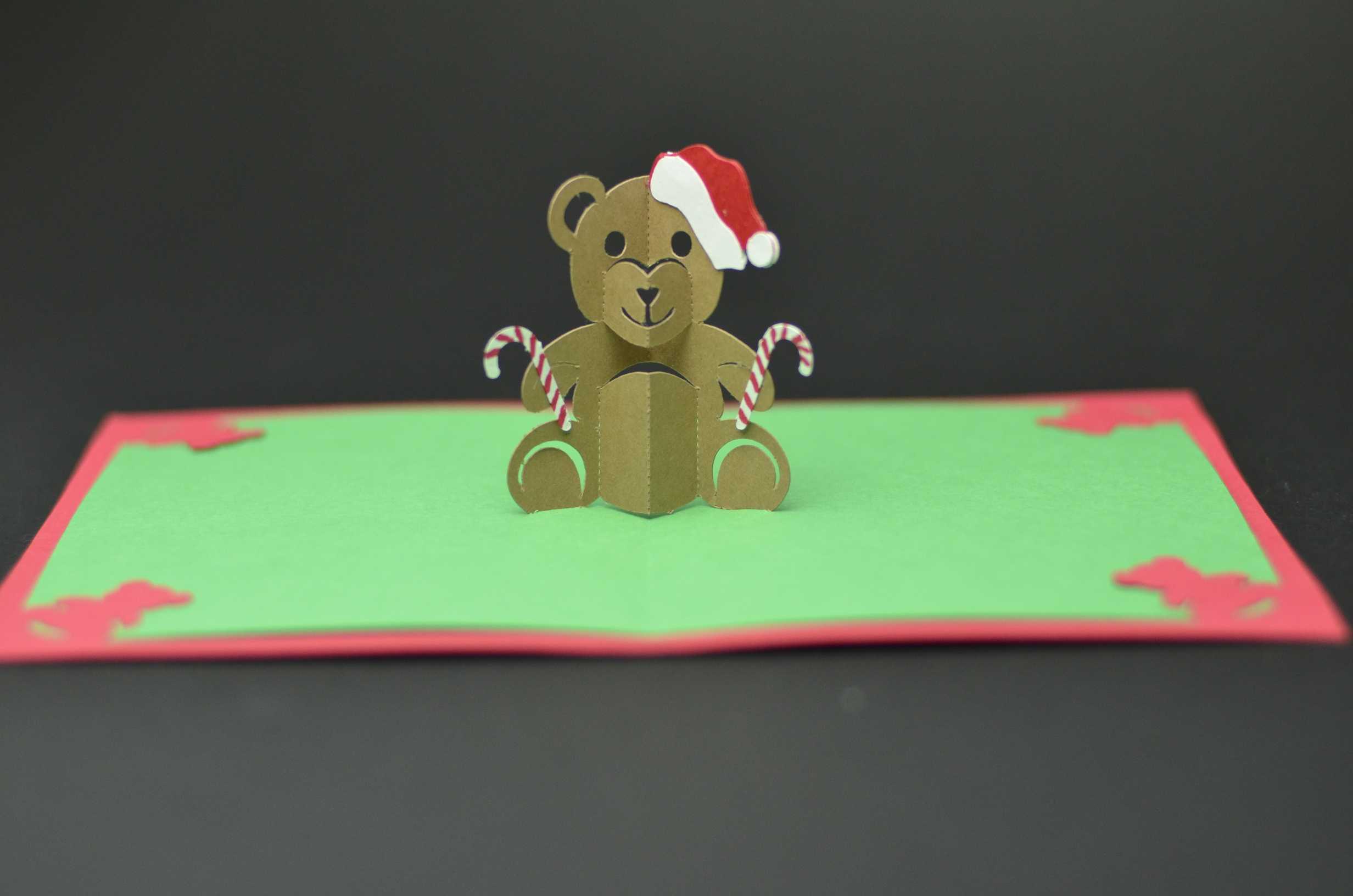 Teddy Bear Pop Up Card: Tutorial And Template – Creative Pop Throughout Teddy Bear Pop Up Card Template Free