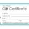 Template Collection – Template.gelorailmu For Homemade Gift Certificate Template