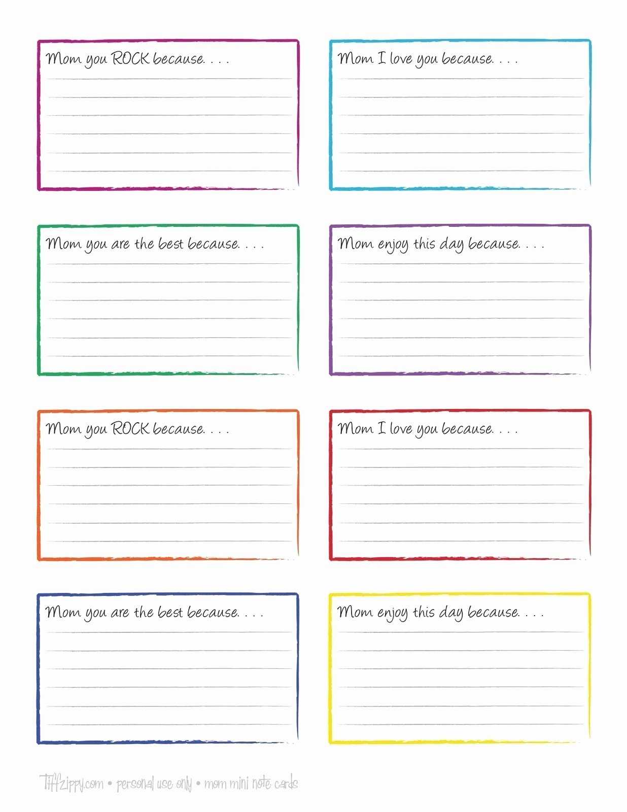 Template For Note Cards - Beyti.refinedtraveler.co With Regard To Google Docs Note Card Template