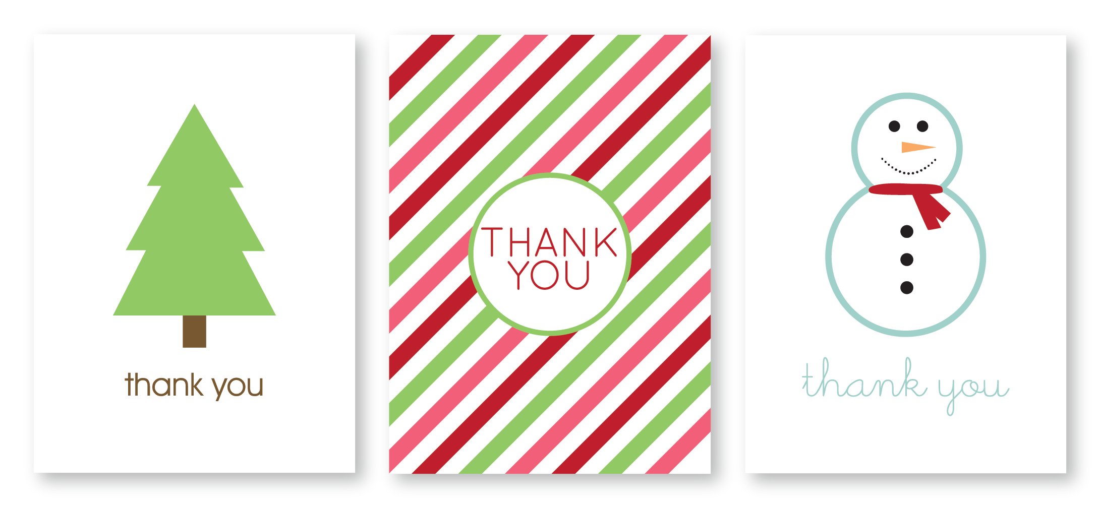 Thank You Snowman Clipart In Christmas Thank You Card Templates Free
