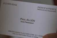 The Business Cards Of American Psycho | Hoban Cards pertaining to Paul Allen Business Card Template