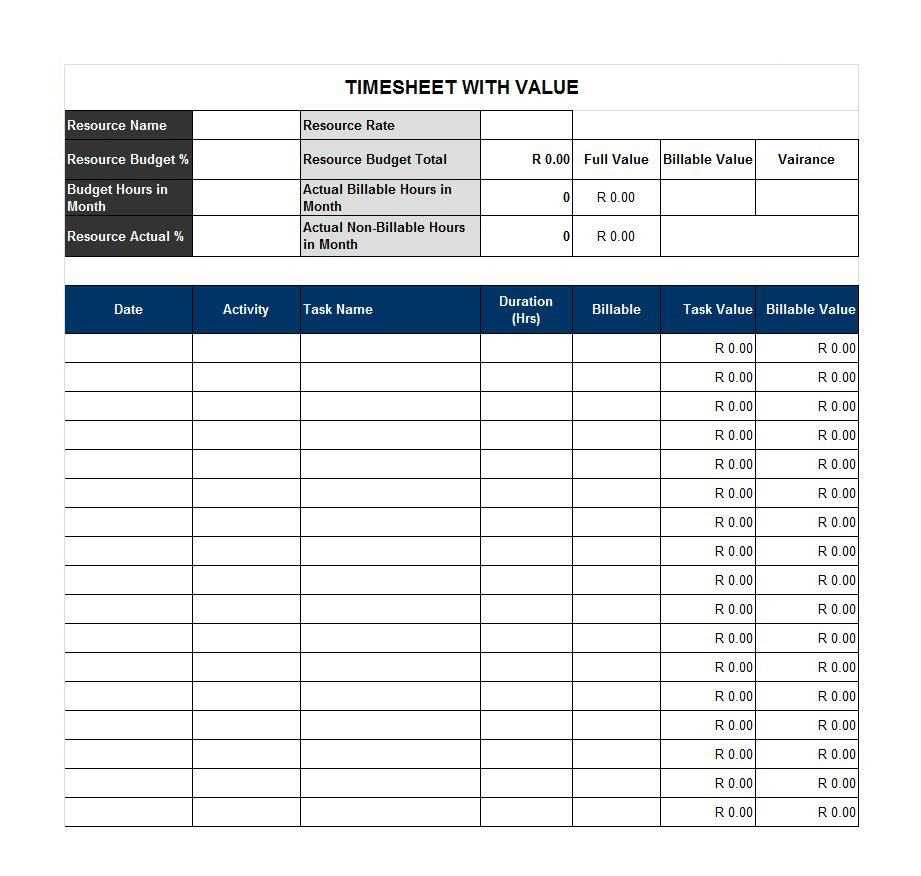 Time Card Spreadsheet Template Free – Beyti.refinedtraveler.co Intended For Sample Job Cards Templates