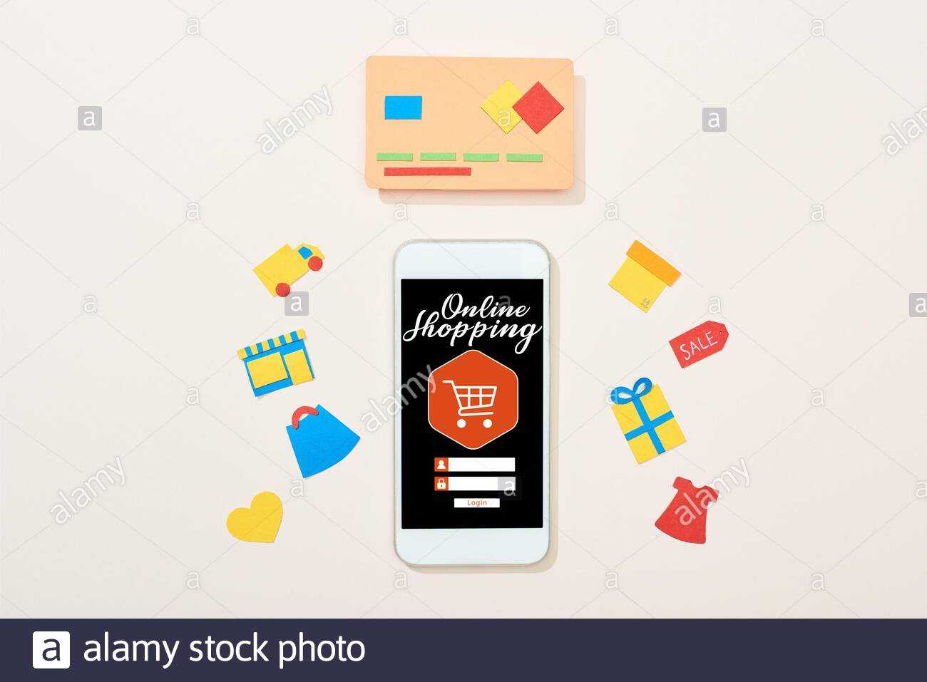 Top View Of Credit Card Template Near Icons And Smartphone Throughout Credit Card Templates For Sale