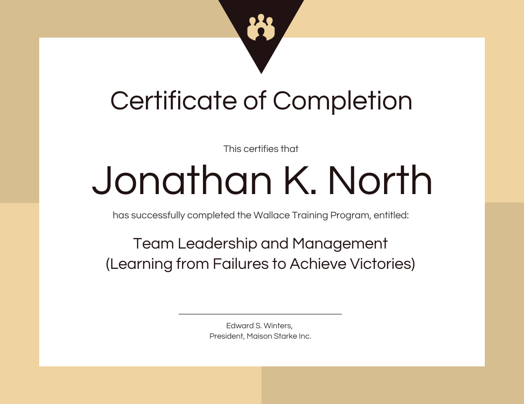 Training Certificate Of Completion Template Regarding Leadership Award Certificate Template