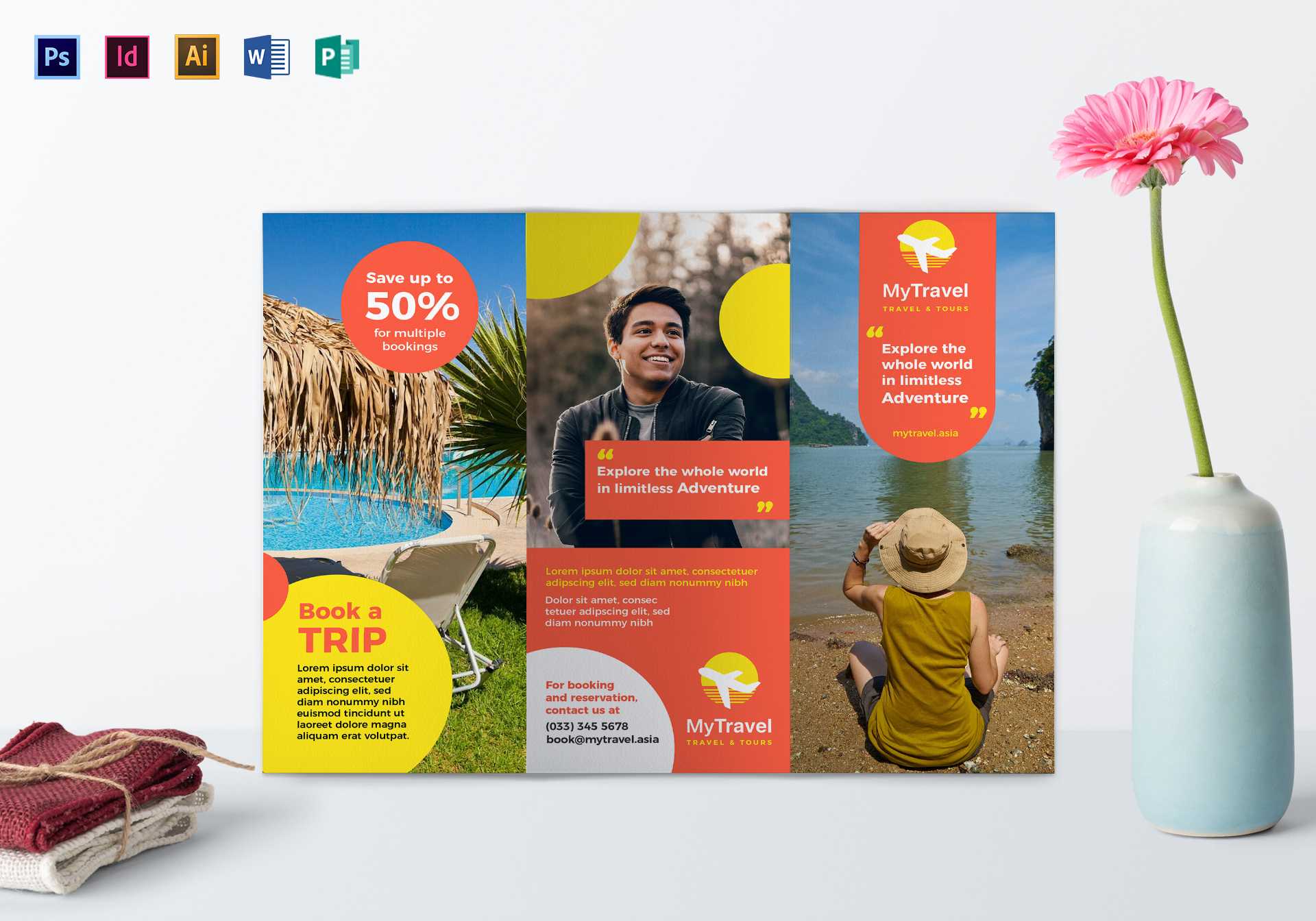 Travel Agency Brochure Template Within Word Travel Brochure Template