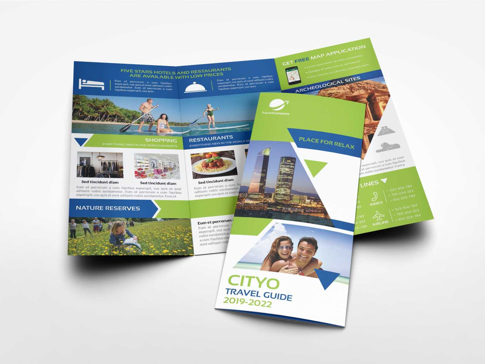 Travel Guide Tri Fold Brochure Templateowpictures On Pertaining To Travel Guide Brochure Template