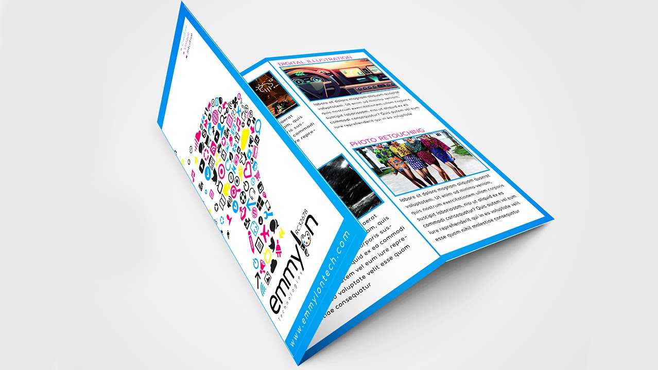 Tri Fold Brochure Design Layout | Adobe Illustrator (#speedart) Regarding Adobe Illustrator Tri Fold Brochure Template