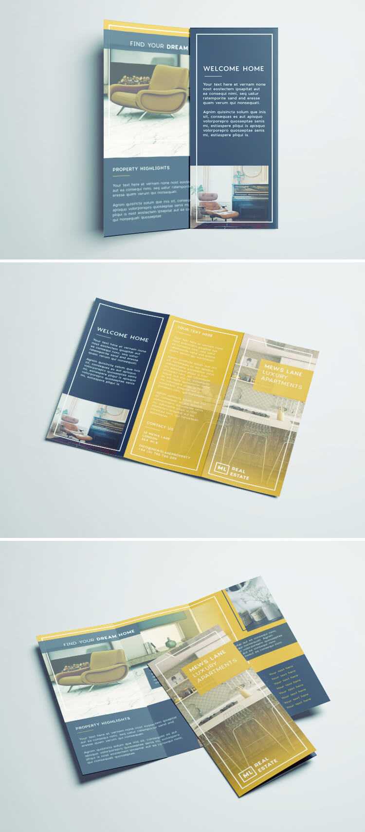 Tri Fold Brochure | Free Indesign Template Within Adobe Indesign Tri Fold Brochure Template
