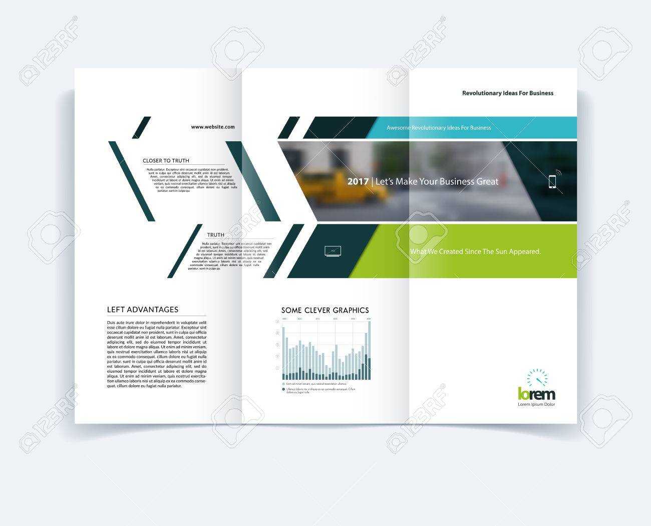 Tri Fold Brochure Template Layout, Cover Design, Flyer In A4.. Within Engineering Brochure Templates