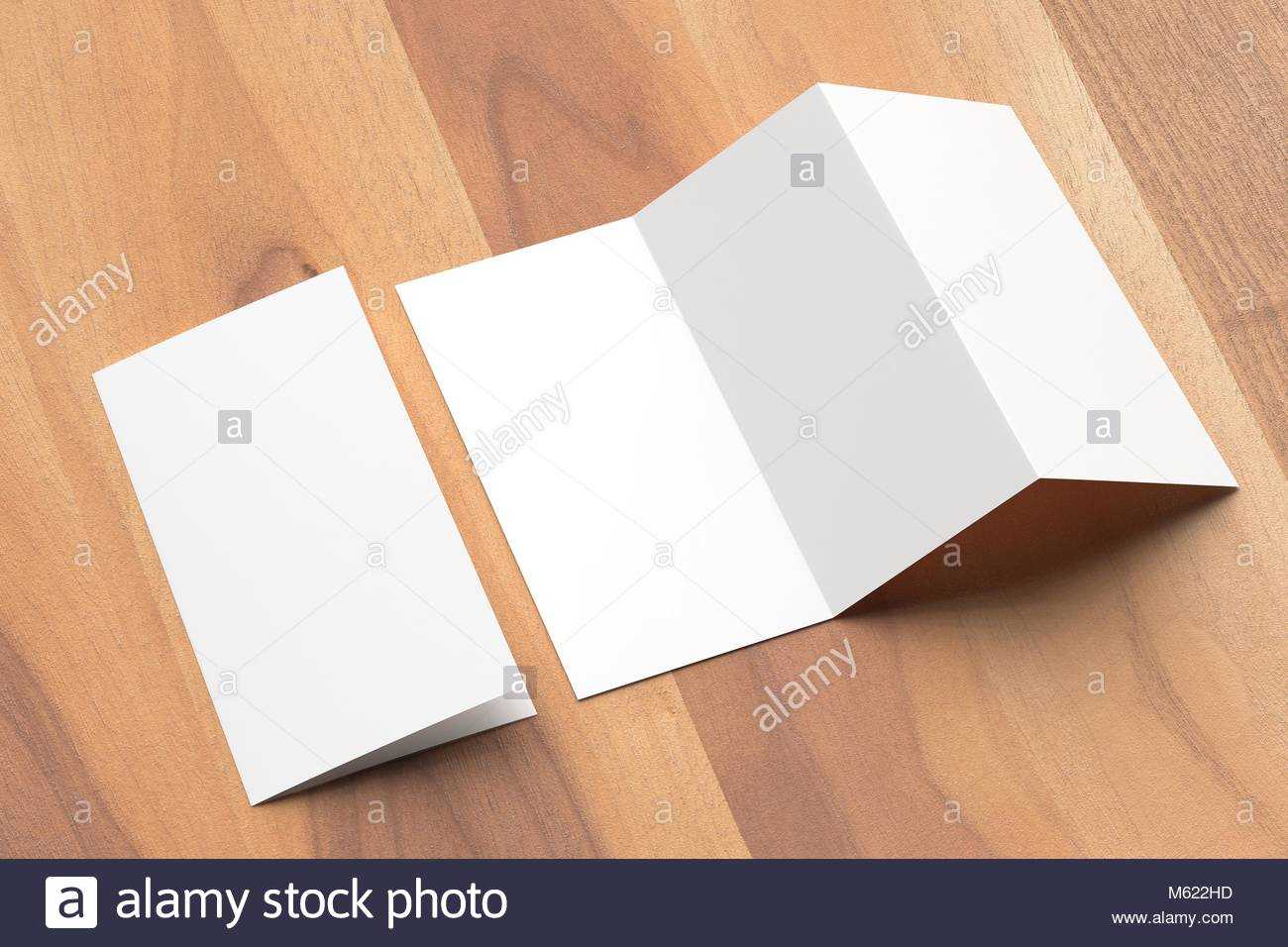 Tri Fold Brochure Template On Stock Photos & Tri Fold Within Three Fold Card Template