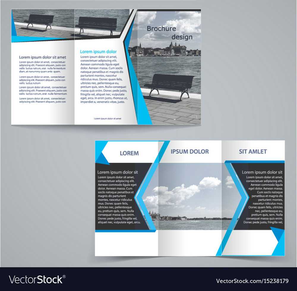 Tri Fold Business Brochure Template Two Sided Throughout Double Sided Tri Fold Brochure Template