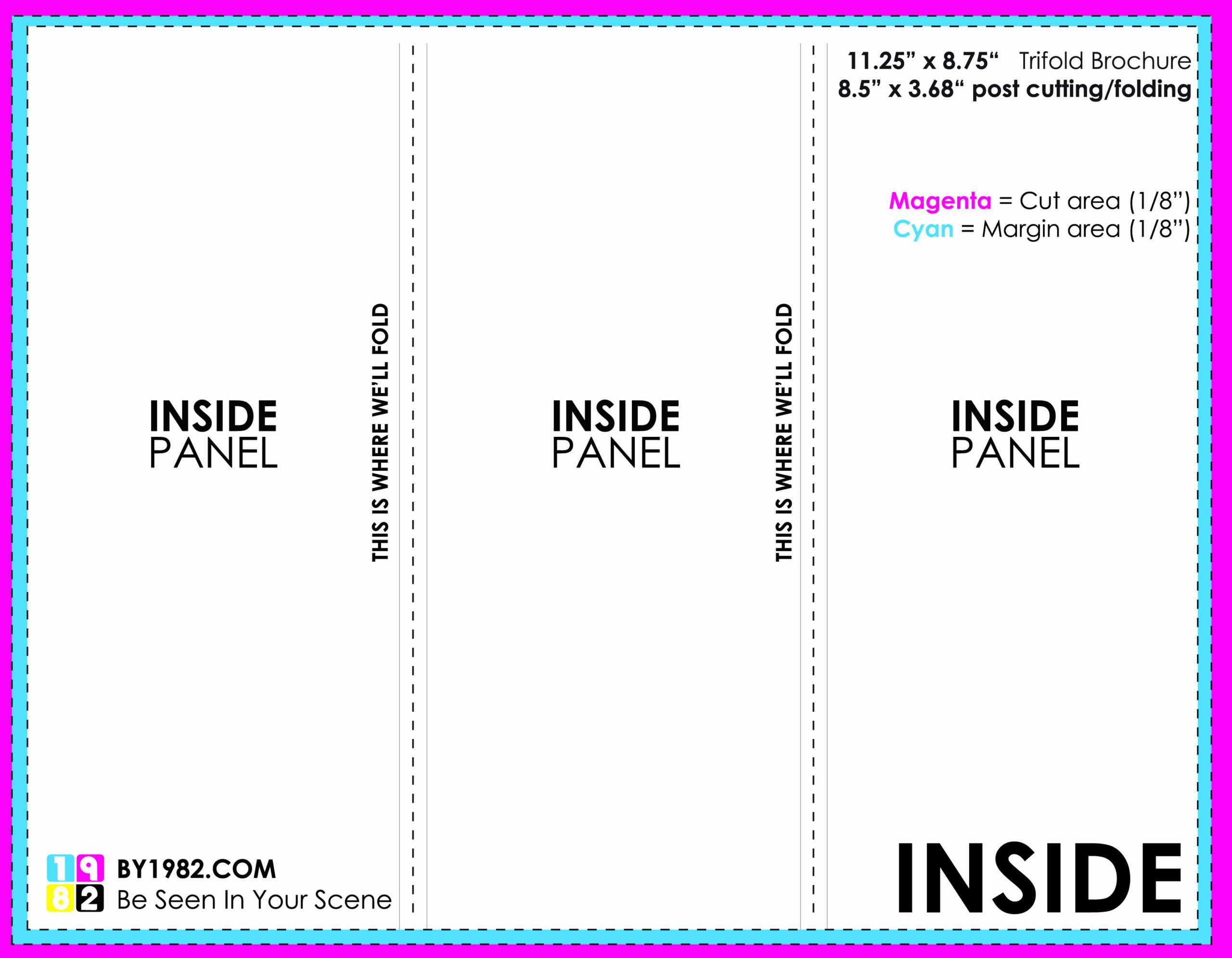 Tri Fold Menu Template Free | Florence Ambrose Throughout Three Fold Card Template