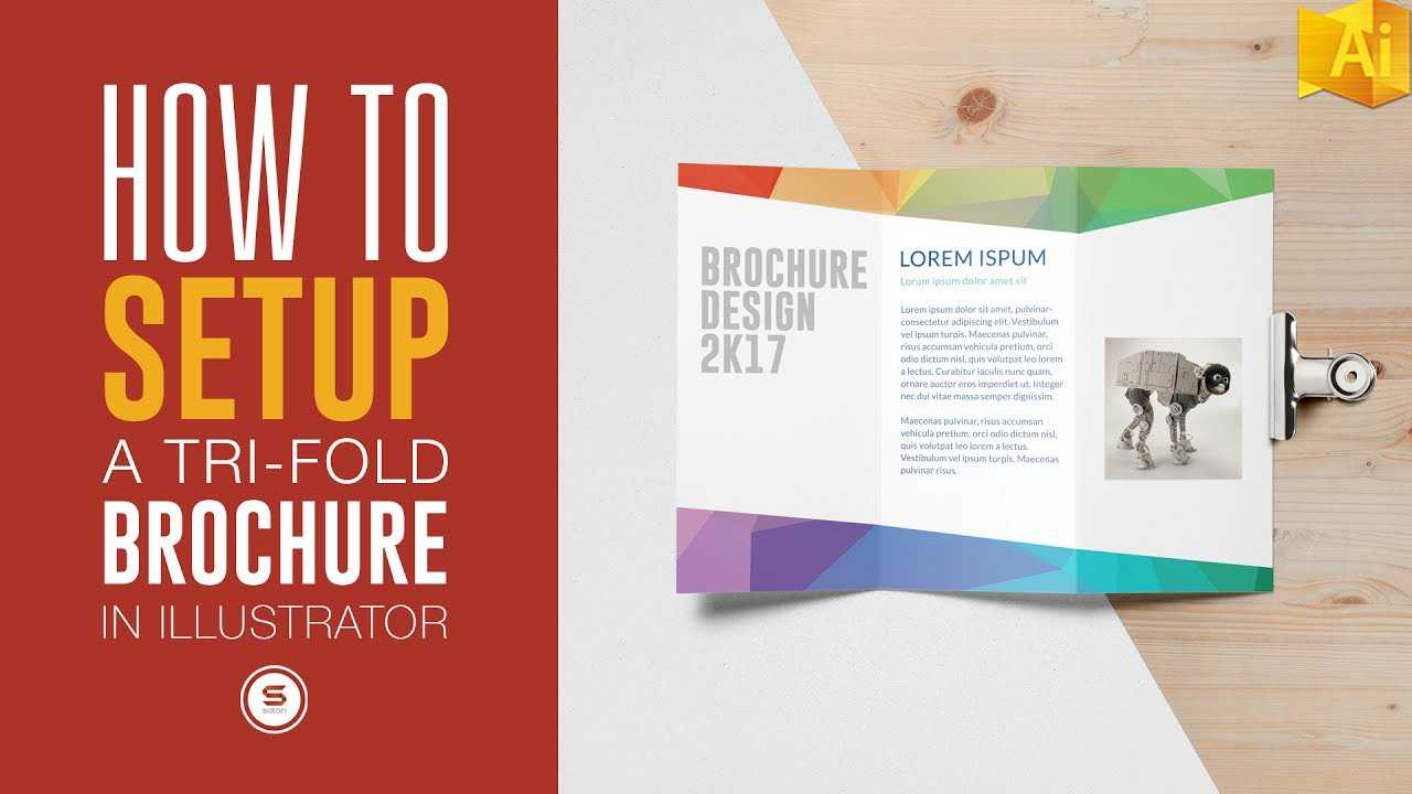 Trifold Brochure For Print In Illustrator – Illustrator Tutorial With Regard To Tri Fold Brochure Ai Template