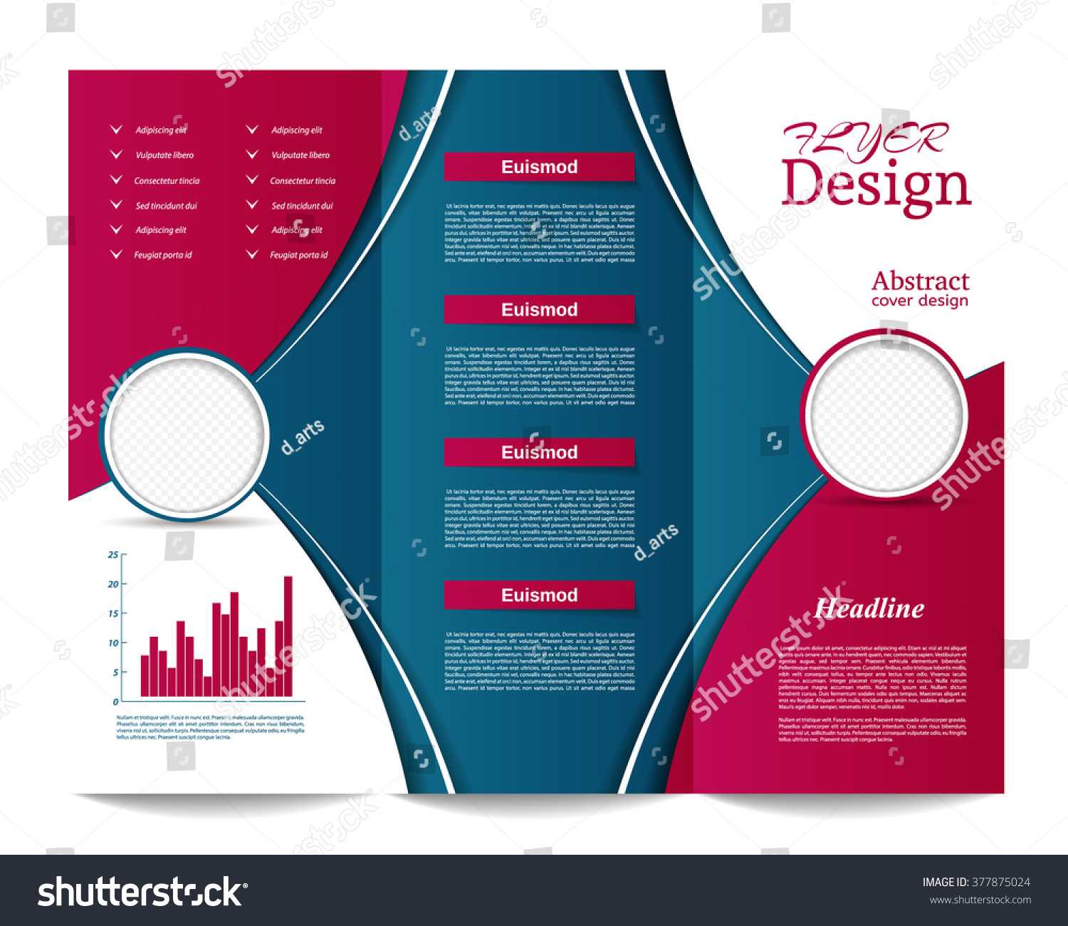 Trifold Brochure Templatecorporate Business Background Cover With Regard To Tri Fold Brochure Publisher Template