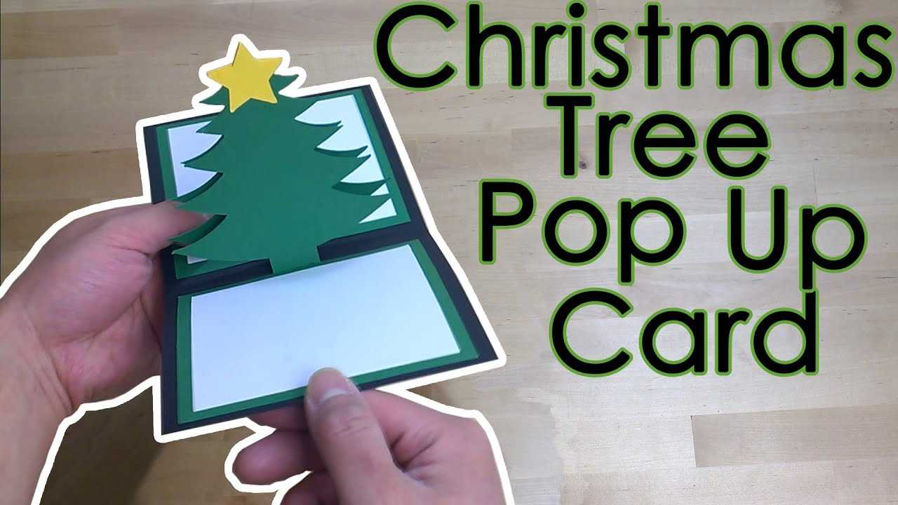[Tutorial + Template] *free* Christmas Star Tree Pop Up Greeting Card For Pop Up Tree Card Template