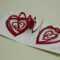 Valentine's Day Pop Up Card: Spiral Heart Tutorial For 3D Heart Pop Up Card Template Pdf