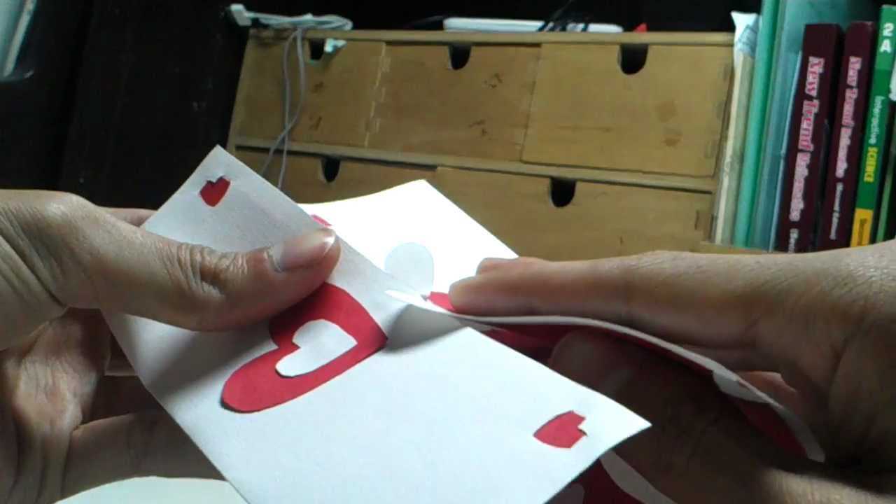 Valentine's Day Pop Up Card: Twisting Hearts – Youtube Inside Twisting Hearts Pop Up Card Template