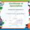 Vbs Get On Board Certificate Of Appreciation For Vbs Certificate Template