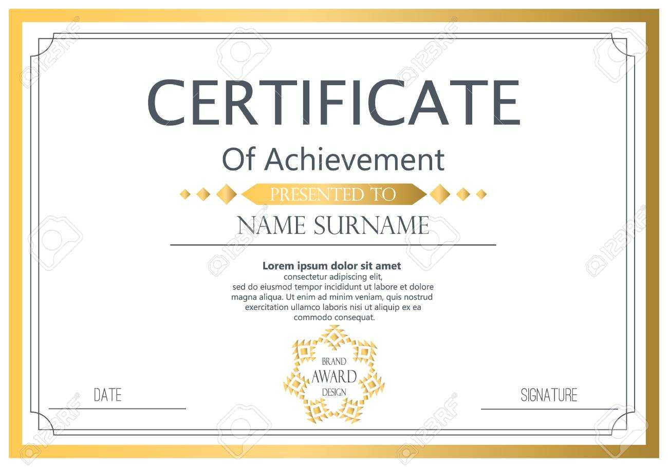 Vector Certificate Template. Vector Award Graduation Certificate.. Pertaining To Winner Certificate Template