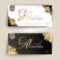 Vector Set Of Luxury Gift Vouchers With Ribbons And Gift Box Intended For Elegant Gift Certificate Template