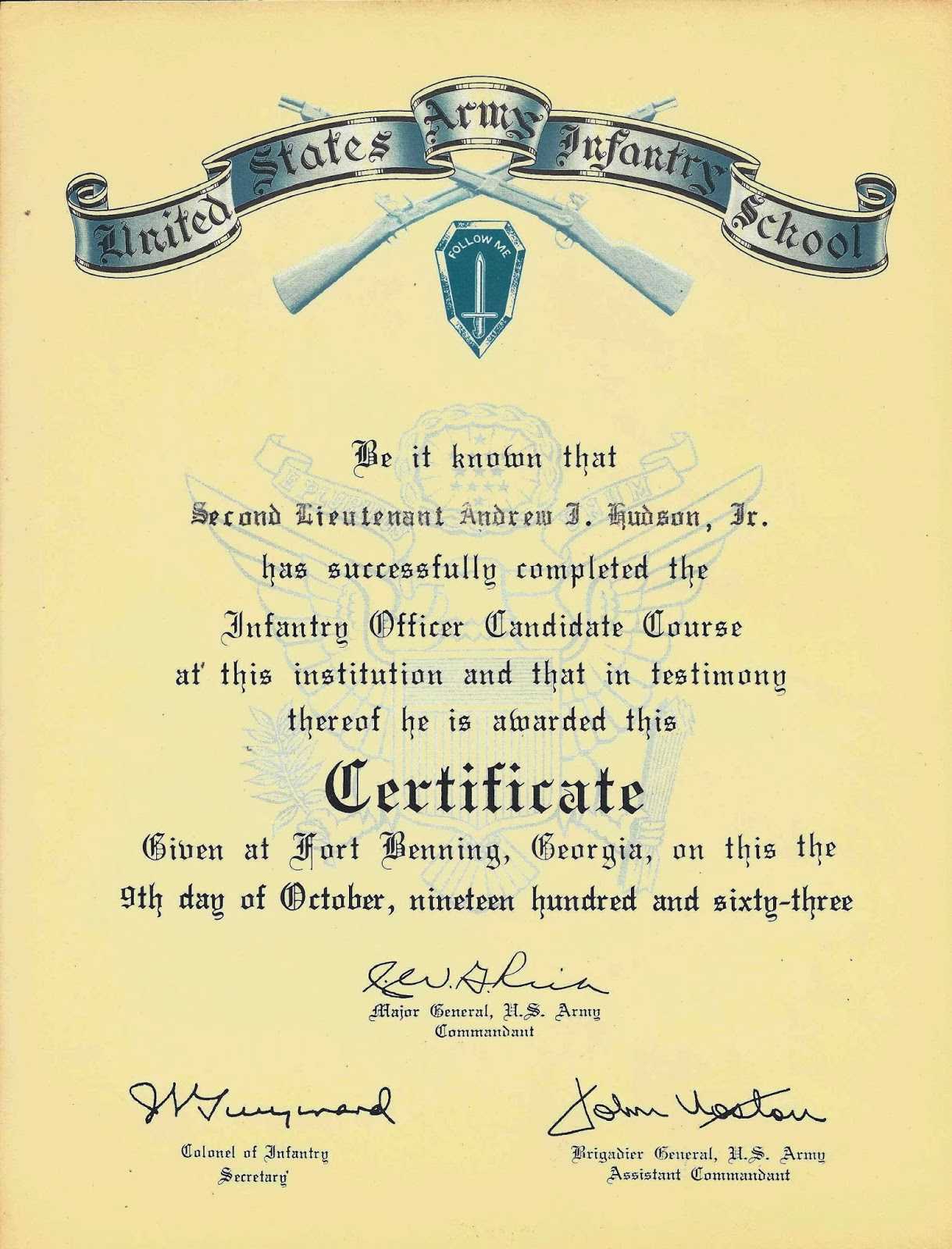 War Stories Of An Armed Savage – Part 13: Awards Regarding Army Good Conduct Medal Certificate Template