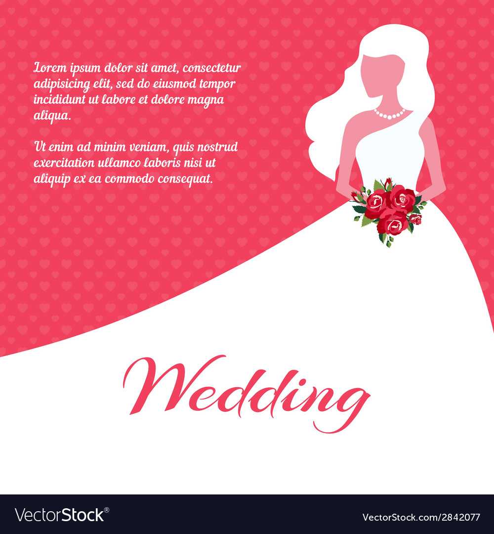 Wedding Invitation Or Card Template Throughout Remembrance Cards Template Free
