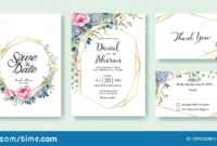 Wedding Invitation, Save The Date, Thank You, Rsvp Card in Free Printable Wedding Rsvp Card Templates